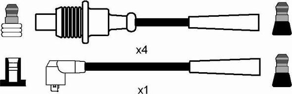 NGK 7176 - Комплект запалителеи кабели vvparts.bg