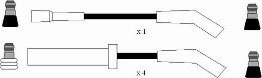 NGK 7319 - Комплект запалителеи кабели vvparts.bg