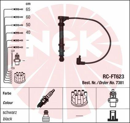 NGK 7381 - Комплект запалителеи кабели vvparts.bg