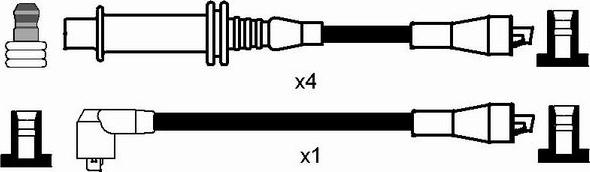 NGK 7374 - Комплект запалителеи кабели vvparts.bg