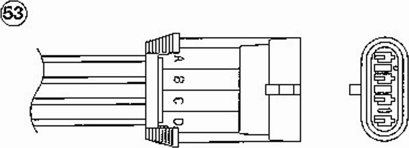 NGK OTA7H-3C2 - Ламбда-сонда vvparts.bg