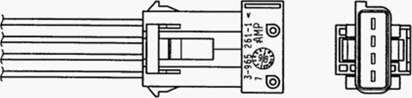 NGK OZA628U3 - Ламбда-сонда vvparts.bg