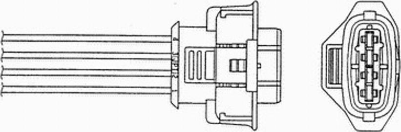 NGK OZA334-SZ4 - Ламбда-сонда vvparts.bg