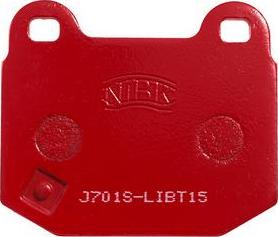 NiBK PN0226S - Комплект накладки за високо натоварване vvparts.bg