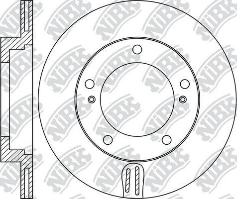 NiBK RN1998 - Спирачен диск vvparts.bg