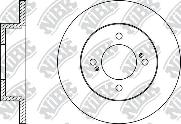 NiBK RN1985 - Спирачен диск vvparts.bg
