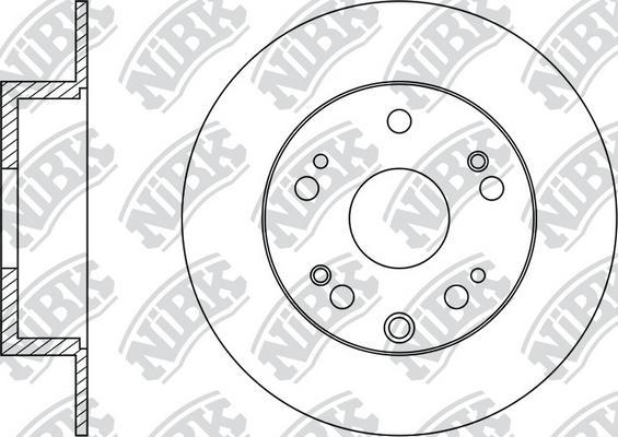 NiBK RN1407 - Спирачен диск vvparts.bg