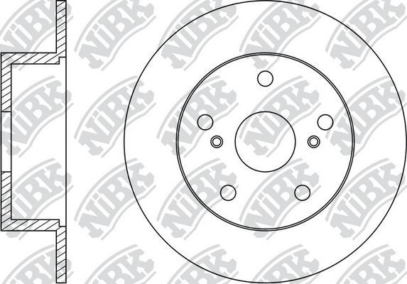NiBK RN1487 - Спирачен диск vvparts.bg