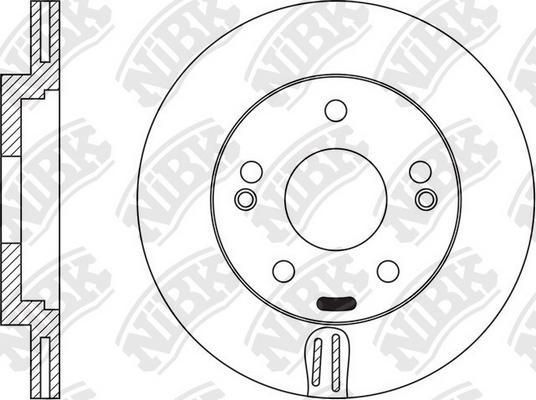 NiBK RN1562 - Спирачен диск vvparts.bg