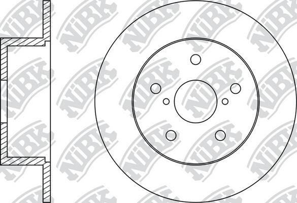 NiBK RN1509 - Спирачен диск vvparts.bg