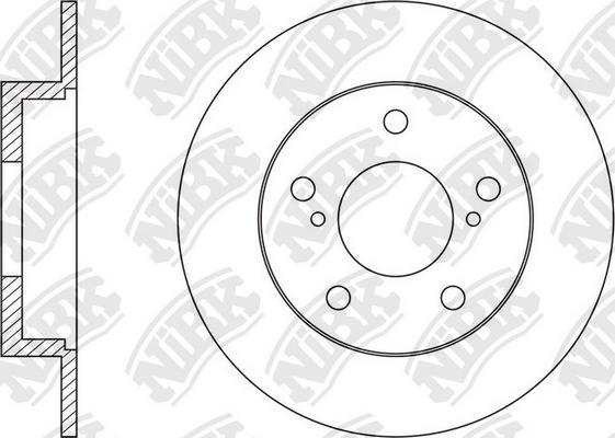 NiBK RN1583 - Спирачен диск vvparts.bg