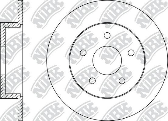 NiBK RN1521 - Спирачен диск vvparts.bg