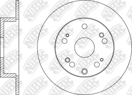 NiBK RN1603 - Спирачен диск vvparts.bg