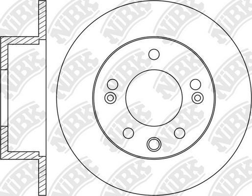 NiBK RN1614 - Спирачен диск vvparts.bg