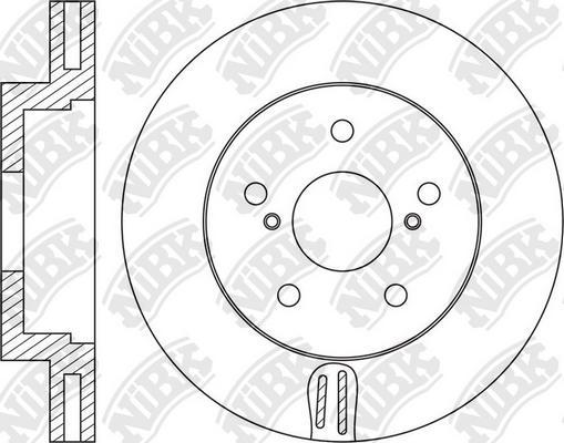 NiBK RN1627 - Спирачен диск vvparts.bg