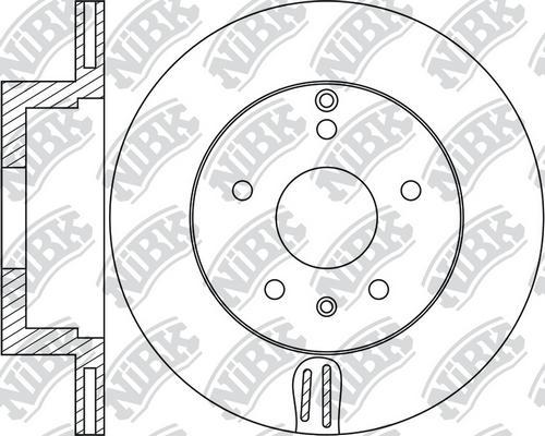 NiBK RN1677 - Спирачен диск vvparts.bg