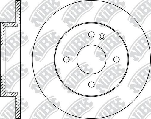 NiBK RN1161 - Спирачен диск vvparts.bg