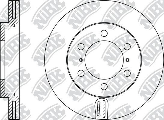 NiBK RN1188 - Спирачен диск vvparts.bg