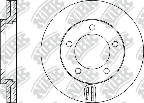 NiBK RN1121 - Спирачен диск vvparts.bg