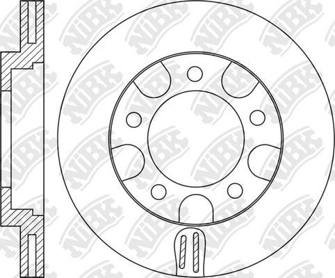 NiBK RN1828 - Спирачен диск vvparts.bg