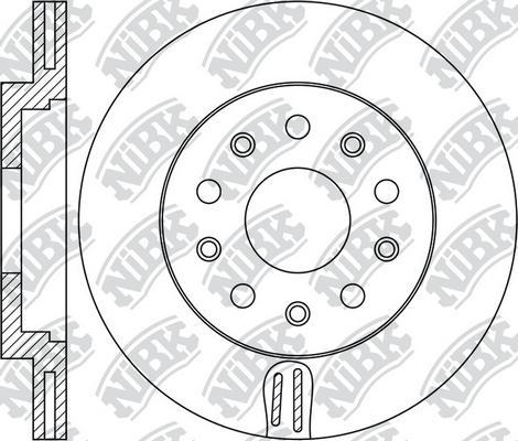 NiBK RN1872 - Спирачен диск vvparts.bg