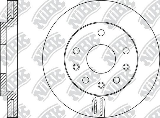 NiBK RN1390 - Спирачен диск vvparts.bg