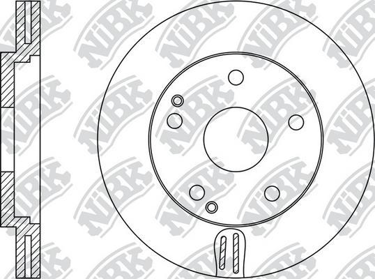 NiBK RN1361 - Спирачен диск vvparts.bg