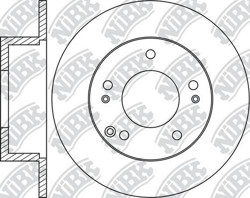 NiBK RN1386 - Спирачен диск vvparts.bg