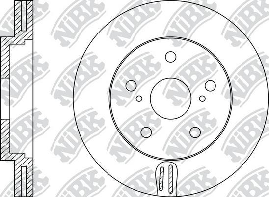 NiBK RN1241 - Спирачен диск vvparts.bg