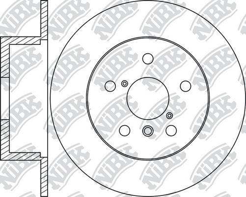NiBK RN1255 - Спирачен диск vvparts.bg