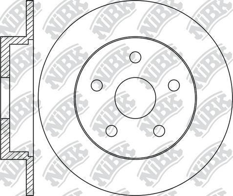 NiBK RN1758 - Спирачен диск vvparts.bg