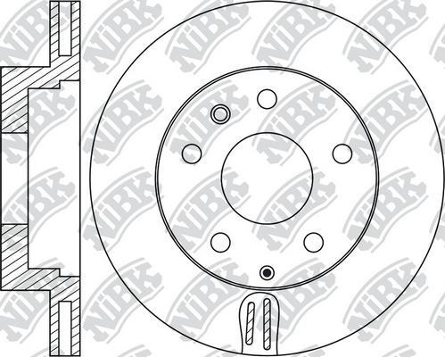 Denckermann B130624 - Спирачен диск vvparts.bg