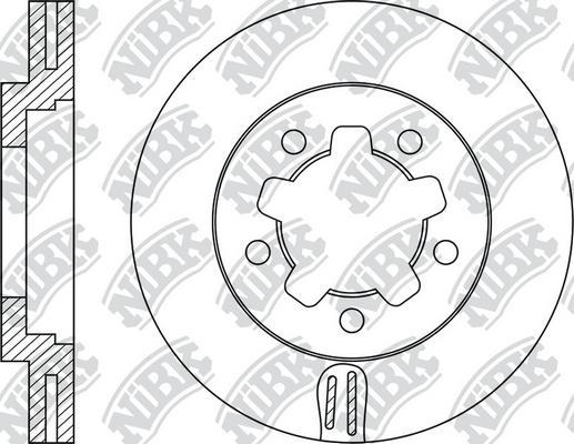 NiBK RN1776 - Спирачен диск vvparts.bg
