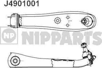 Nipparts J4901001 - Носач, окачване на колелата vvparts.bg