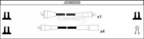 Nipparts J5390000 - Комплект запалителеи кабели vvparts.bg