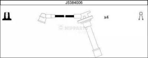 Nipparts J5384006 - Комплект запалителеи кабели vvparts.bg