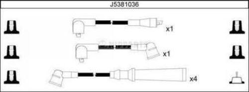 Nipparts J5381036 - Комплект запалителеи кабели vvparts.bg