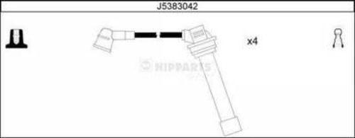 Nipparts J5383042 - Комплект запалителеи кабели vvparts.bg