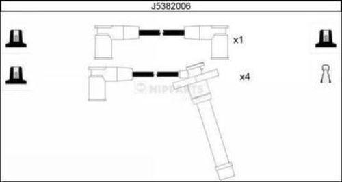 Nipparts J5382006 - Комплект запалителеи кабели vvparts.bg