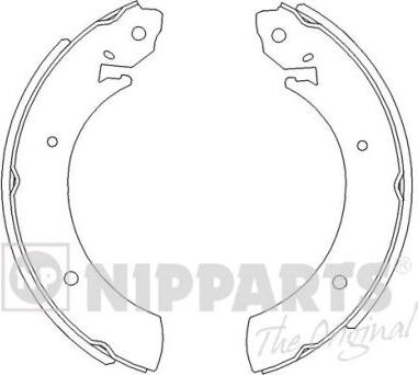 Nipparts J3500502 - Комплект спирачна челюст vvparts.bg