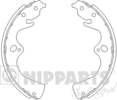 Nipparts J3500307 - Комплект спирачна челюст vvparts.bg