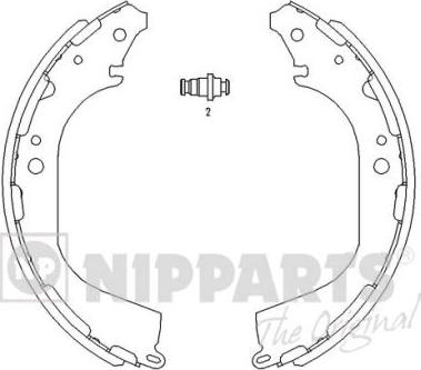Nipparts J3501045 - Комплект спирачна челюст vvparts.bg