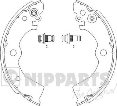 Nipparts J3501042 - Комплект спирачна челюст vvparts.bg