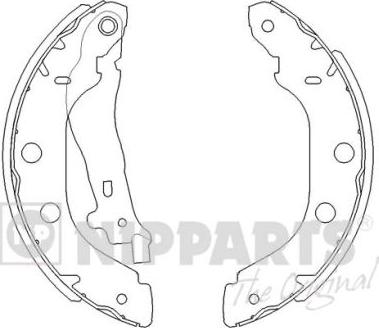 Nipparts J3501051 - Комплект спирачна челюст vvparts.bg