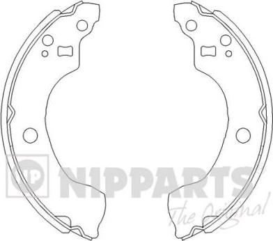 Nipparts J3501053 - Комплект спирачна челюст vvparts.bg