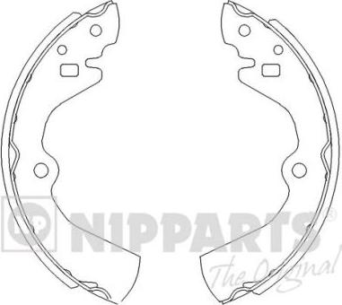 Nipparts J3501034 - Комплект спирачна челюст vvparts.bg