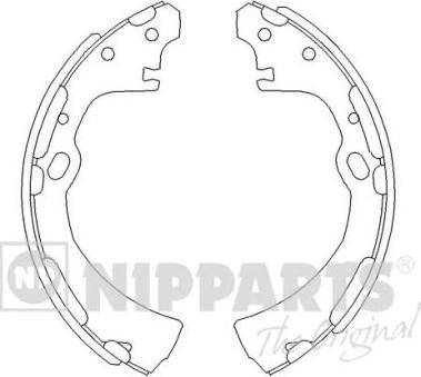 Nipparts J3501038 - Комплект спирачна челюст vvparts.bg