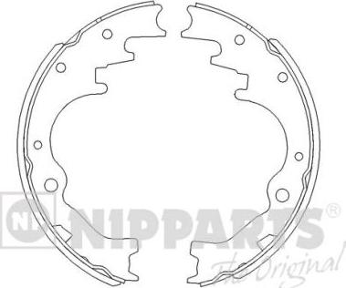 Nipparts J3503033 - Комплект спирачна челюст vvparts.bg