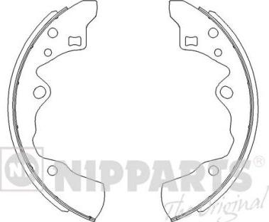 Nipparts J3503029 - Комплект спирачна челюст vvparts.bg