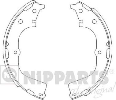 Nipparts J3502046 - Комплект спирачна челюст vvparts.bg